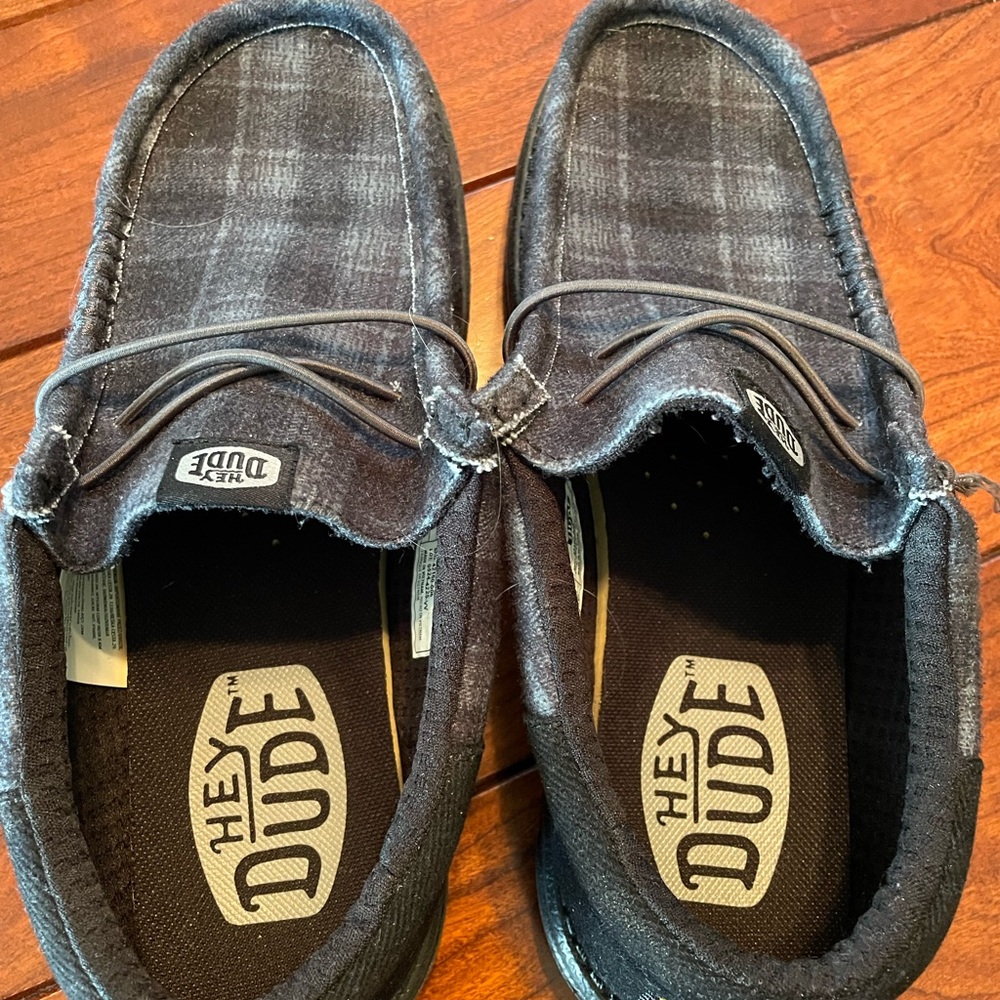 Hey Dude Men's Black Casual Shoes